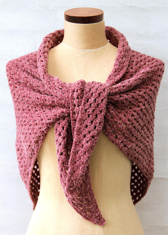 99044 Granny Shawl Bohème Velvet "Fine"