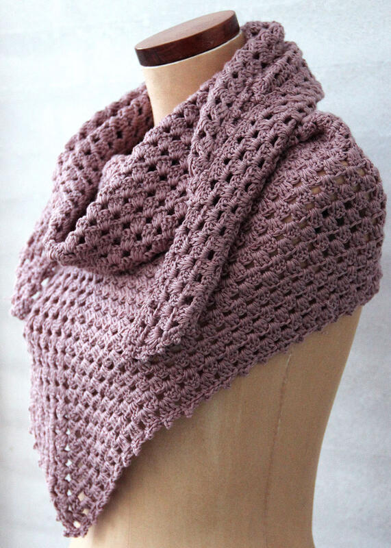 99092 Granny Shawl Picot Edge