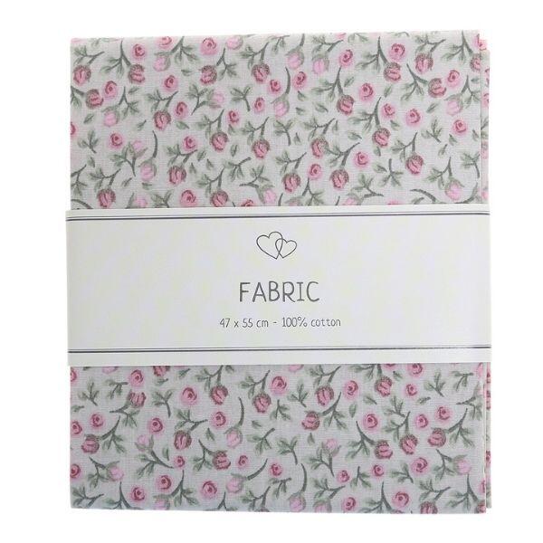 Go Handmade Fabric Roses on beige