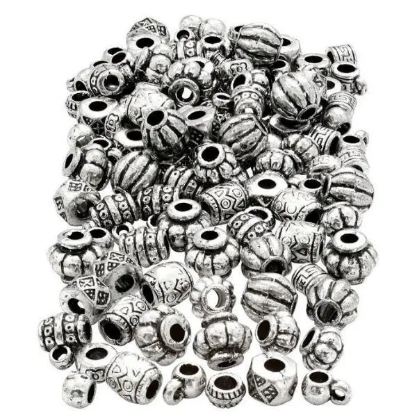 Metal Bead Mix, 200 g, 7-11 mm