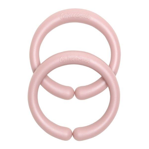 Go Handmade Ring Link 6 cm, 2 pcs Vintage Rose