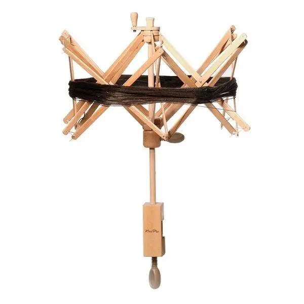 KnitPro Natural Wool Winder, Birch