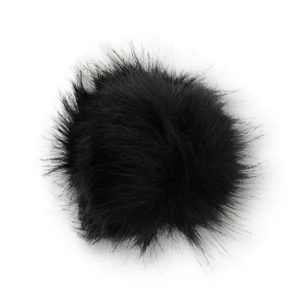Pompom Acrylic, 8 cm Black