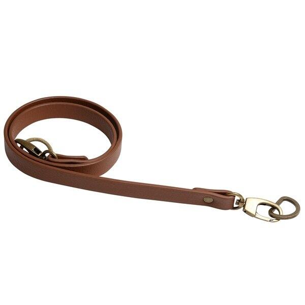 Go Handmade Shoulder strap Bronze buckle - PU leather - 80 cm x 18 mm