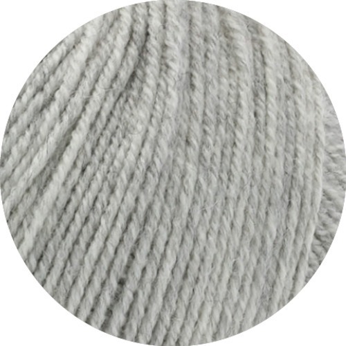 Lana Grossa COOL WOOL BABY 206 light grey mottled