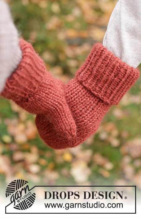 226-27 Friendship Mittens by DROPS Design