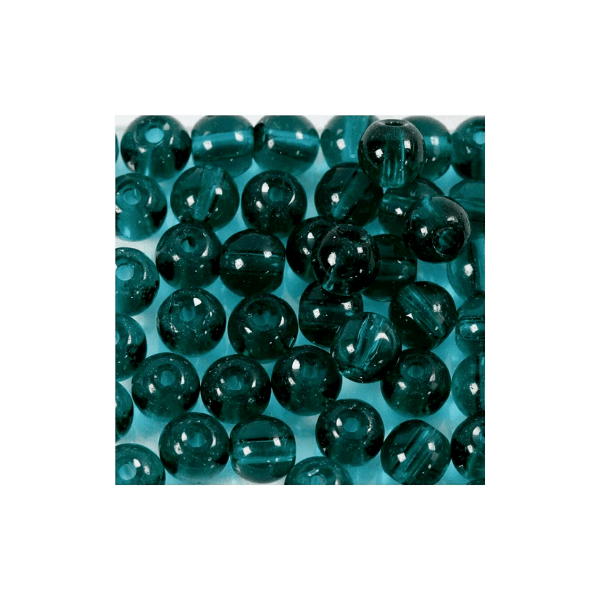 Glass beads 4mm, 45 pcs