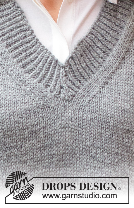 228-3 Skyscraper Vest by DROPS Design