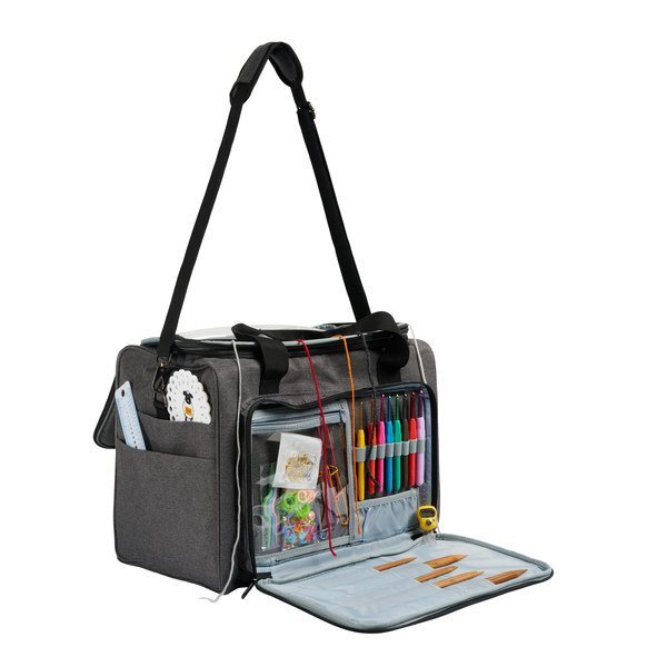 Yarn bag large, dark grey