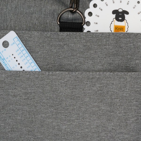 Yarn bag large, light grey