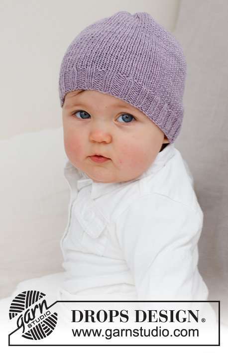 42-18 Sweetheart Beanie by DROPS Design