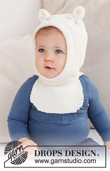 42-21 Sweet Teddy Balaclava by DROPS Design