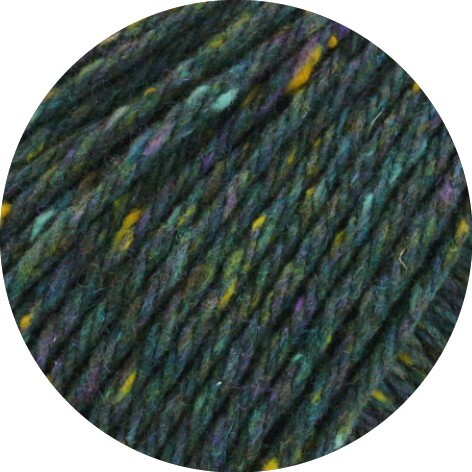 Lana Grossa Country Tweed 16 Dark petrol mottled