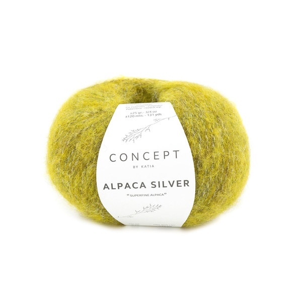 Katia Alpaca Silver 270 Mustard-silver