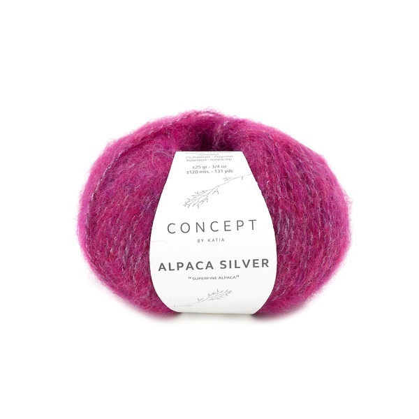 Katia Alpaca Silver 271 Ruby-silver