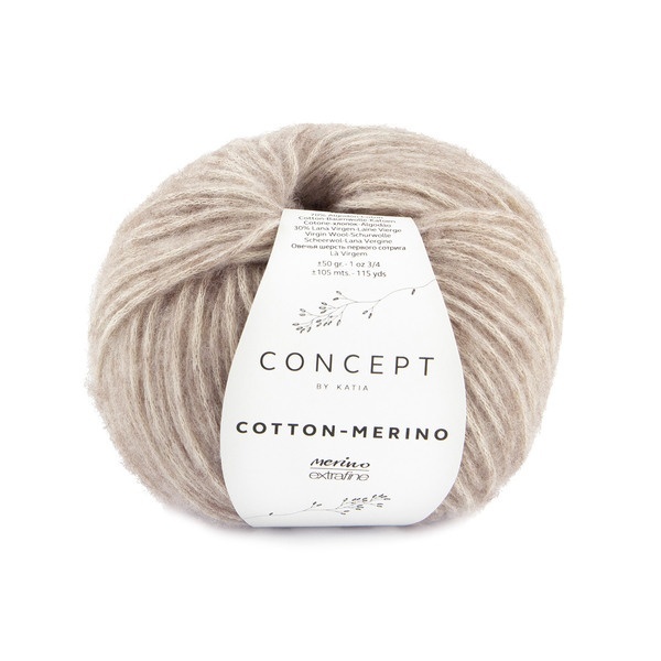 Katia Cotton-Merino 139 Fawn brown