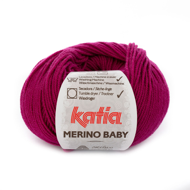 Katia Merino Baby 061 Dark fuchsia