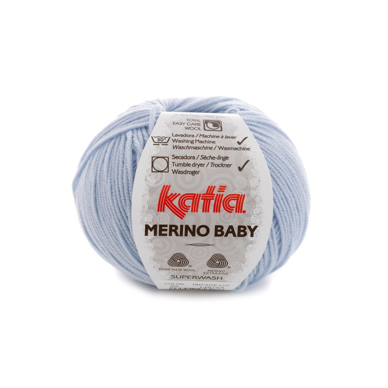 Katia Merino Baby 093 Sky blue