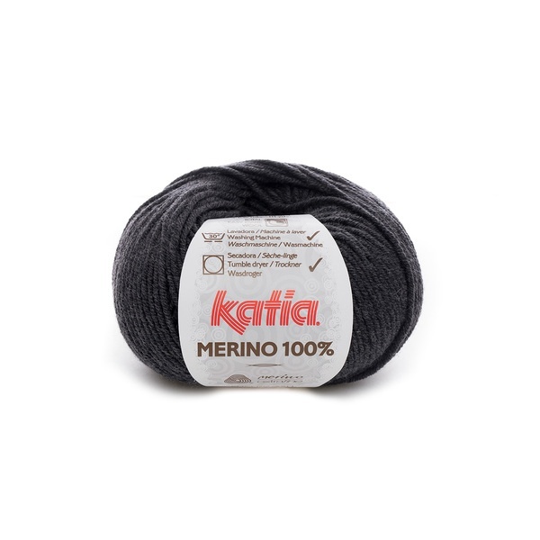 Katia Merino 100% 503 Dark grey