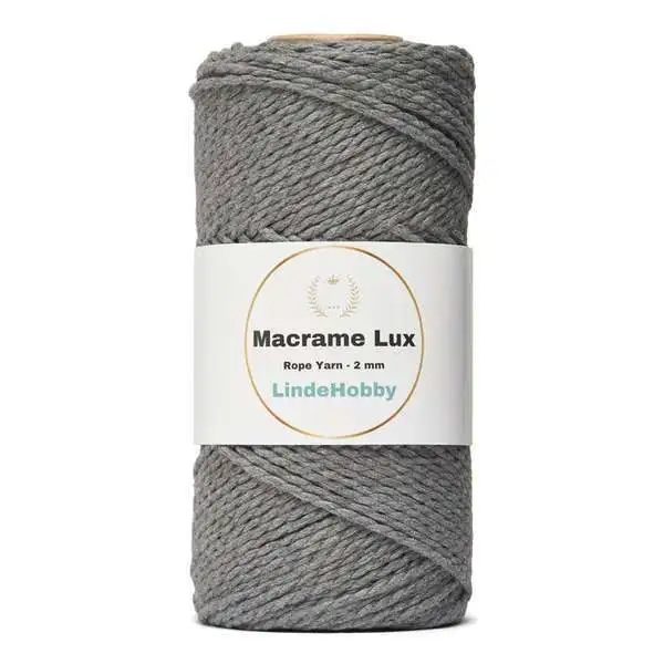 LindeHobby Macrame Lux, Rope Yarn, 2 mm