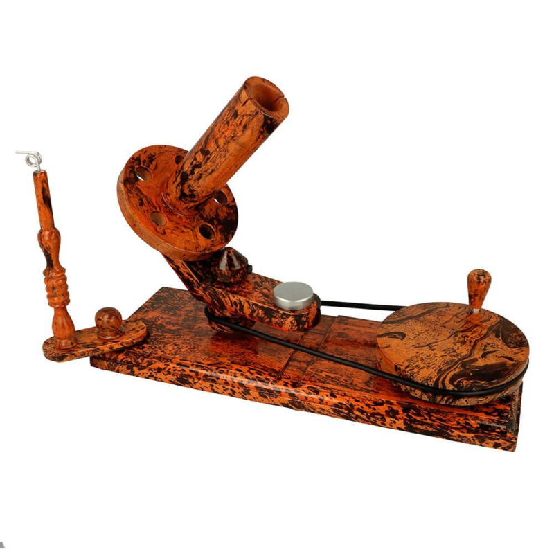 Scheepjes Ball Winder W. Table Clamp, Beech Wood Tiger