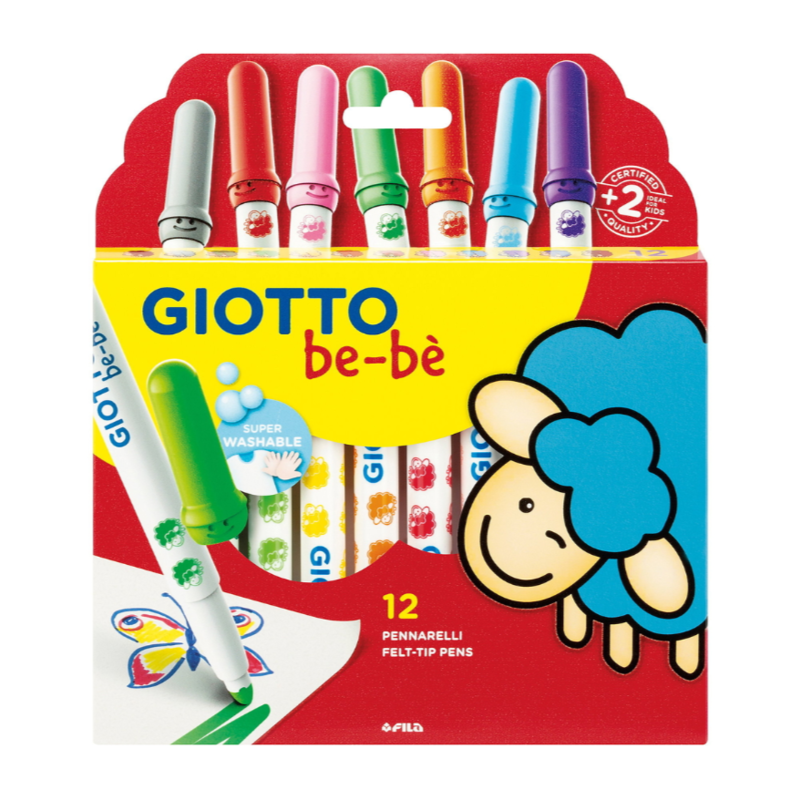 Giotto Be-bè Felt-tip pens 12 pcs.