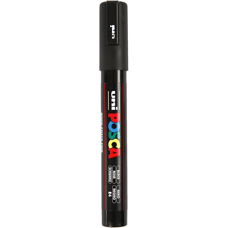 Posca Marker, Black, 1 pcs.