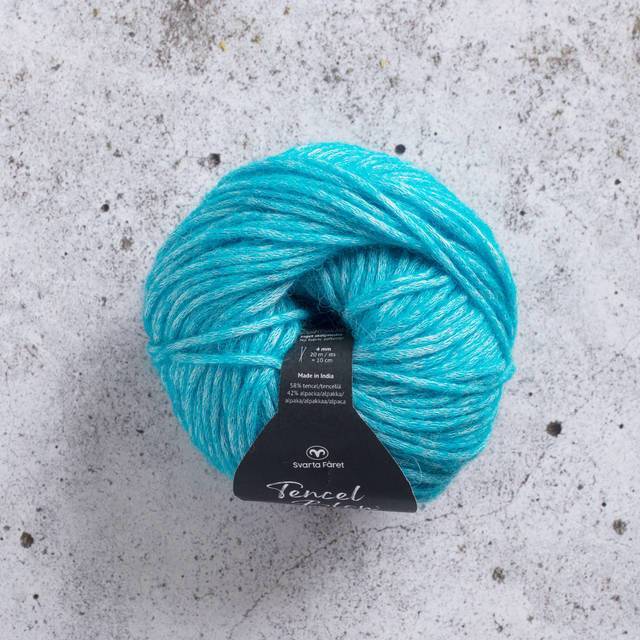 Svarta Fåret Tencel Blow 67 aqua blue