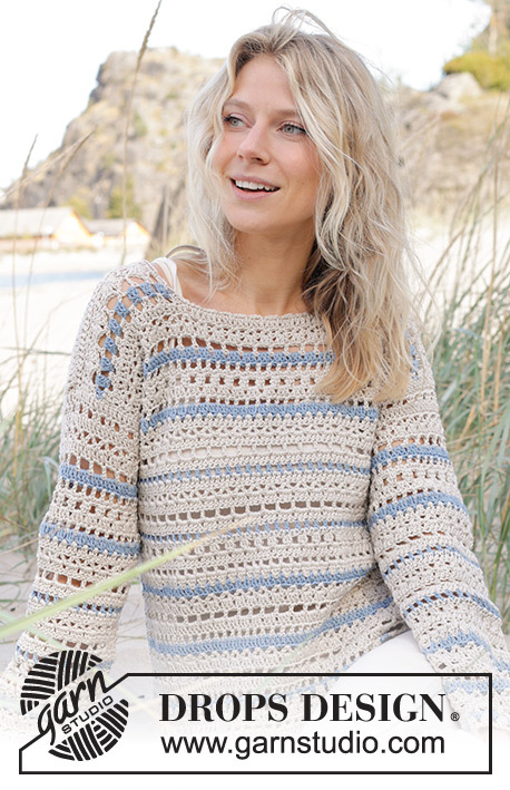 239-22 Jewels Tide Sweater by DROPS Design