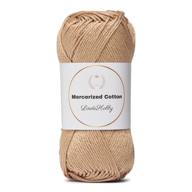 LindeHobby Mercerized Cotton 6 Beige