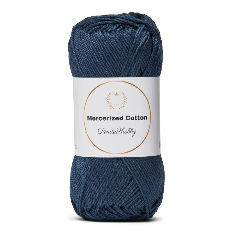 LindeHobby Mercerized Cotton 17 Navy Blue