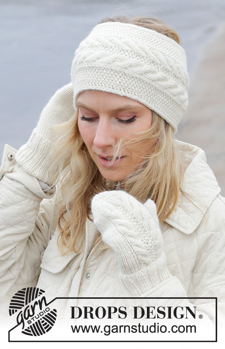 242-41 Double Twist Headband by DROPS Design