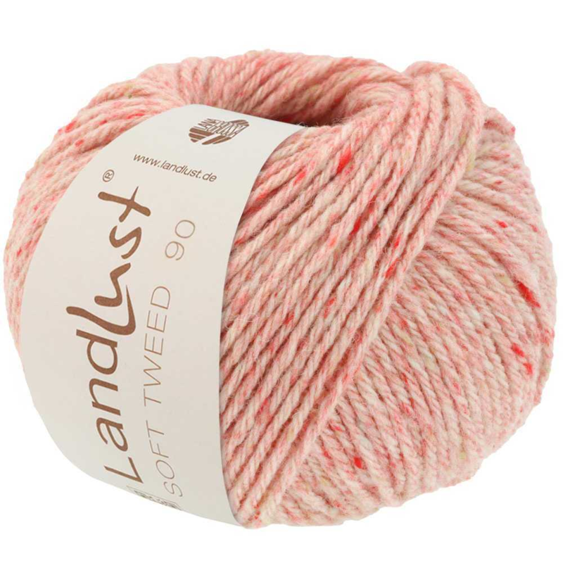 Landlust Soft Tweed 90 12 Light red mottled