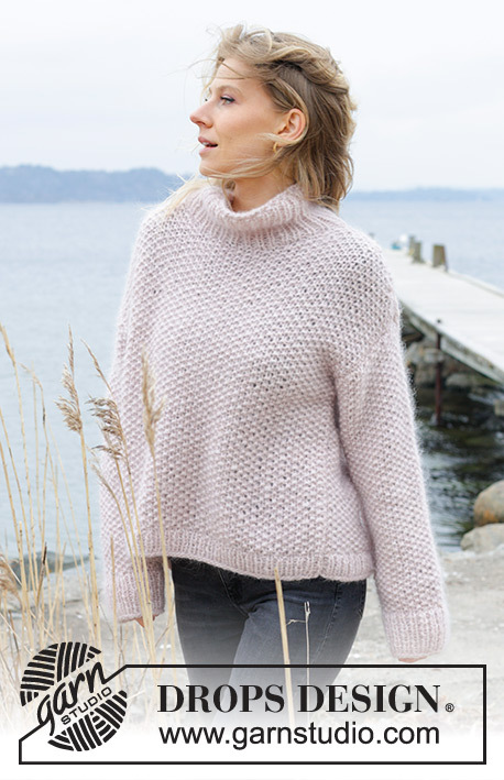 243-16 Dandelion Wish Sweater by DROPS Design