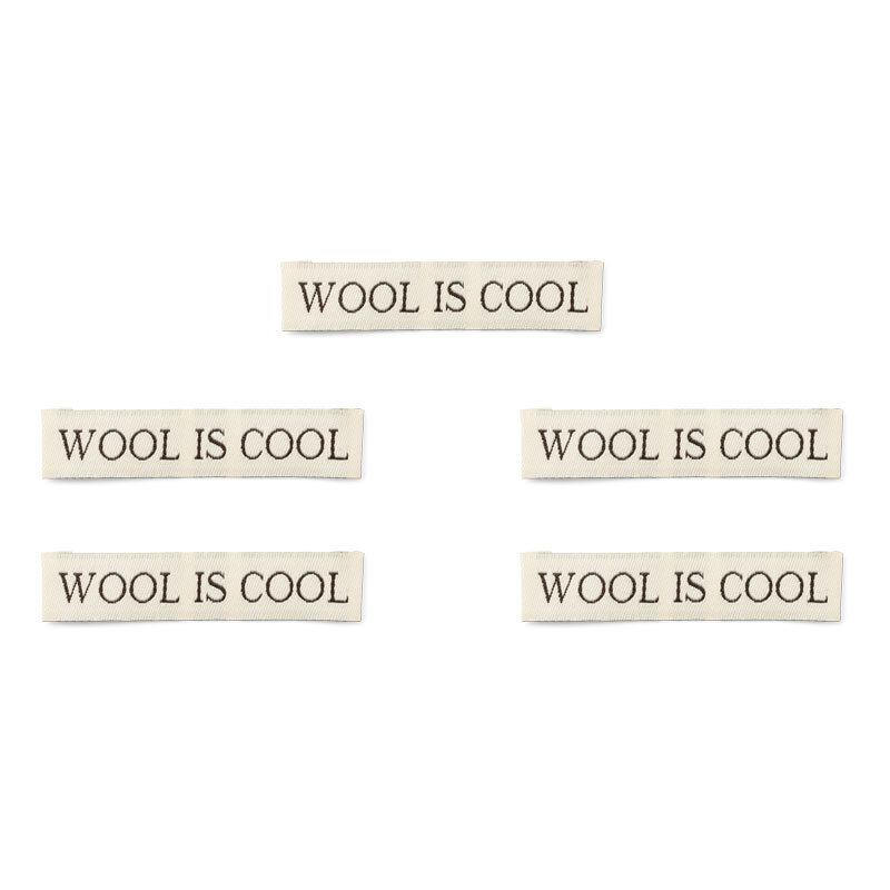 LindeHobby Wool Is Cool Label (7 cm x 1 cm)