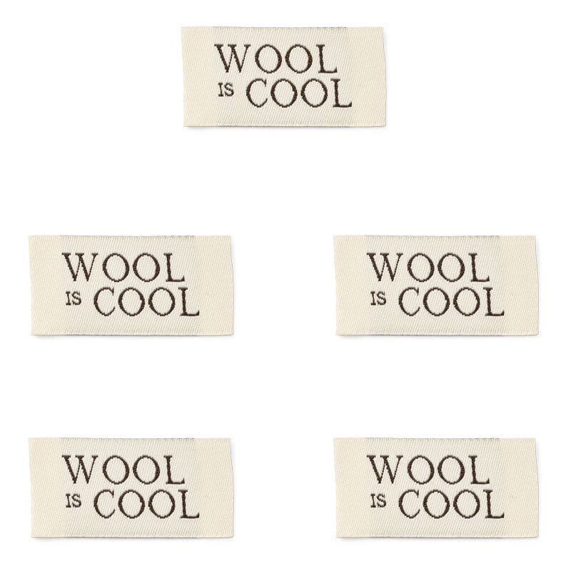 LindeHobby Wool Is Cool Label (4 cm x 2 cm)