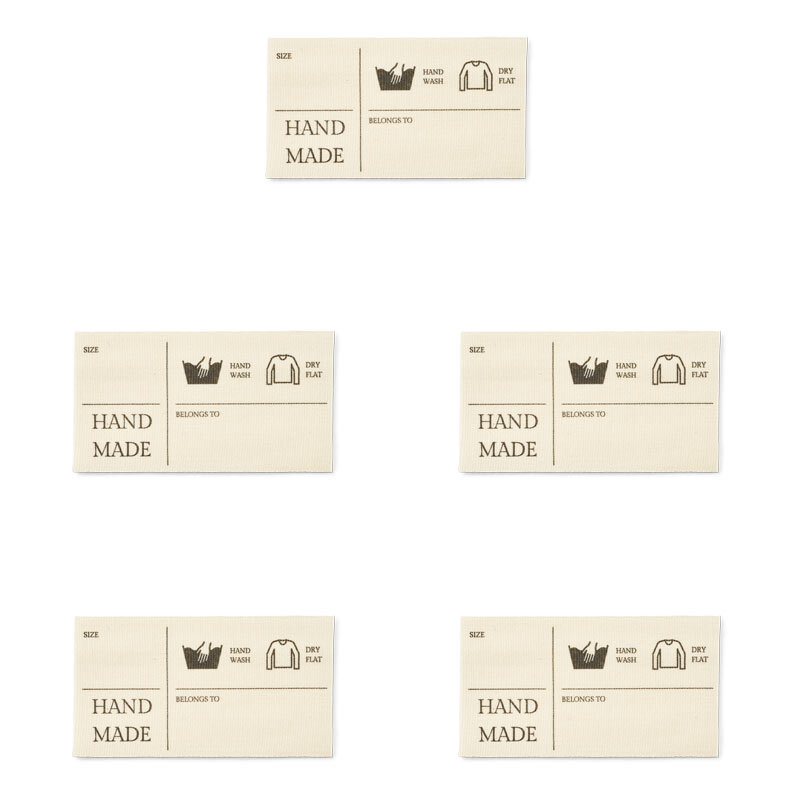 LindeHobby Handmade, Size and Name (6 cm x 4 cm)