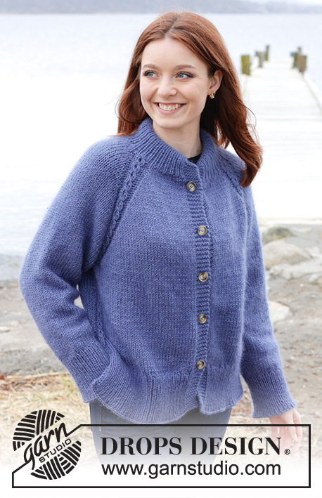 245-35 Moonlit Ocean Cardigan by DROPS Design