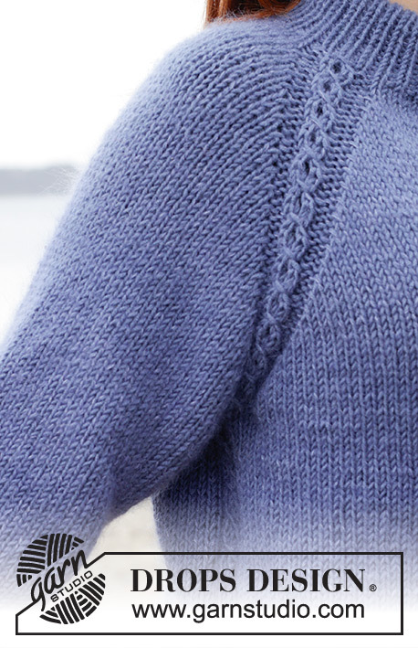 245-35 Moonlit Ocean Cardigan by DROPS Design