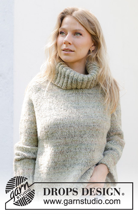 243-21 Hidden Forest Sweater by DROPS Design