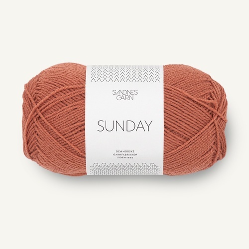 Sandnes Sunday 3535 Light copper brown