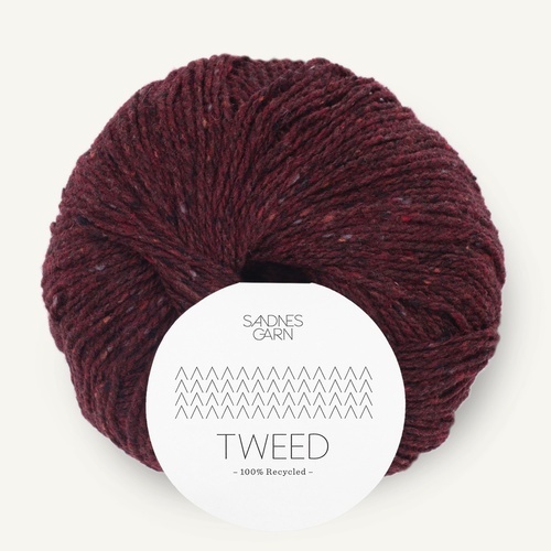 Sandnes Tweed Recycled 4085 Wine Red
