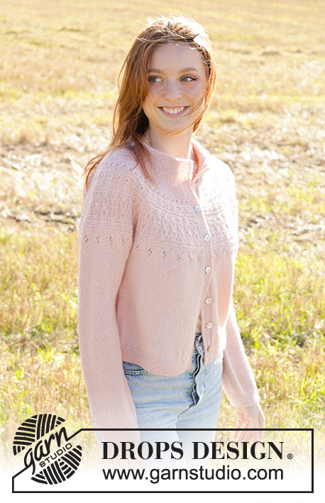 248-25 Quilting Bee Cardigan by DROPS Design