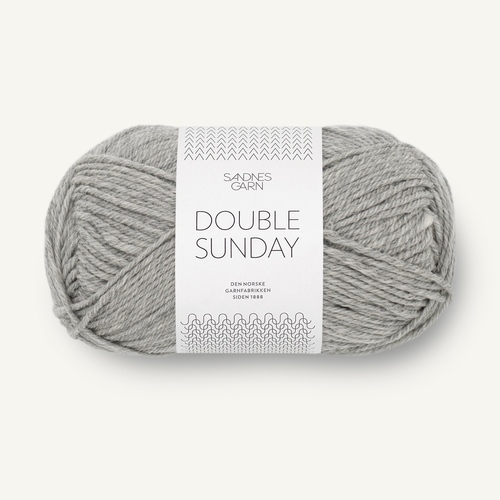 Sandnes Double Sunday 1042 Gray Melange
