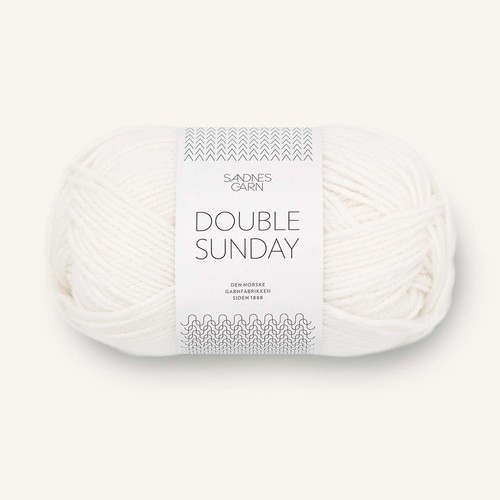 Sandnes Double Sunday 1001 White
