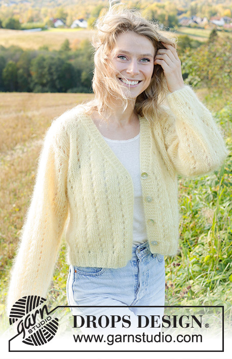 249-6 Sunshine Trail Cardigan by DROPS Design