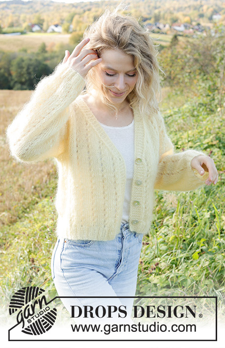 249-6 Sunshine Trail Cardigan by DROPS Design