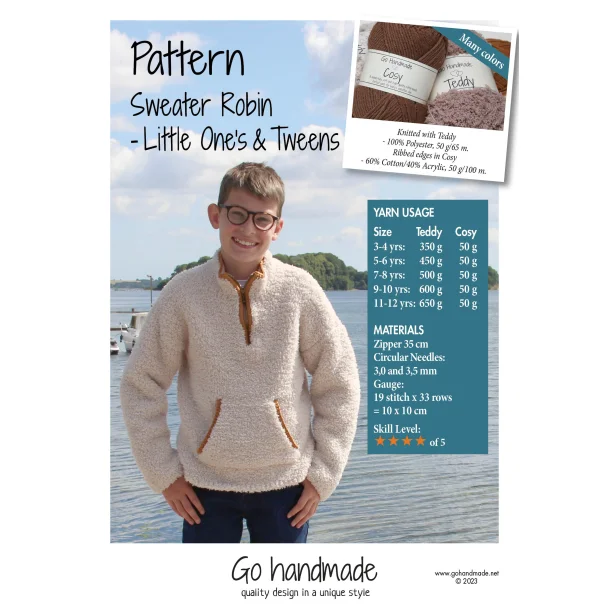 87101 Sweater Robin - Little One's & Tweens