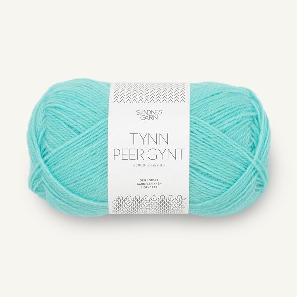 Sandnes Tynn Peer Gynt 7213 Turquoise Blue