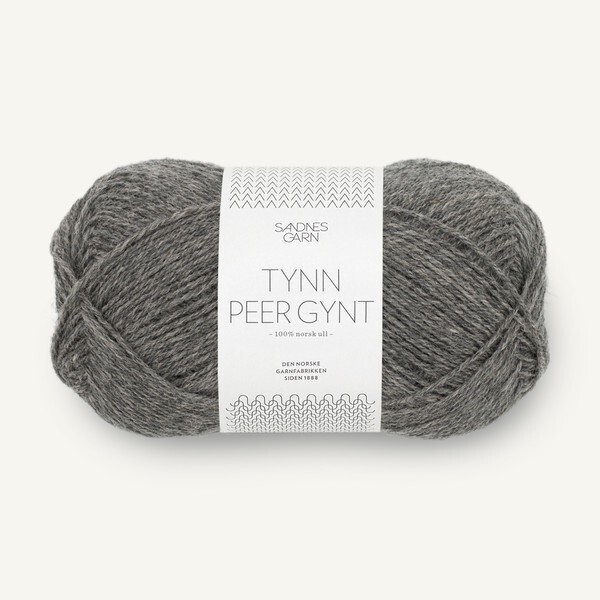 Sandnes Tynn Peer Gynt 1053 Dark Grey Melange